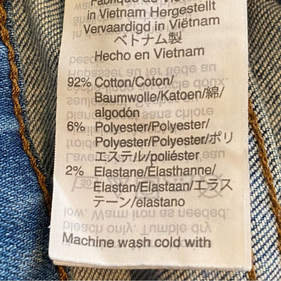 Madewell Jeans Women's 27 Blue Cali Demi-Boot Crop Flare Button Fly Comfort - Picture 8 of 11